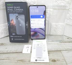 1J267◎MOTOROLA　 moto g13 　 XT2331-3　128GB　 Android アンドロイド　マットチャコール　スマートフォン ◎中古　美品