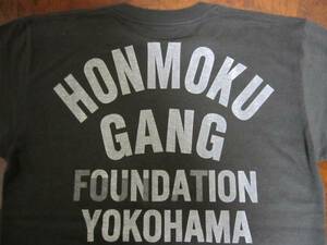 ベイシティ刑事 HONMOKU GANG FOUNDATION YOKOHAMA 小池 Tシャツ 墨黒 藤竜也 プロハンター 大追跡 横浜 MY SOUL TOWN CITY 本牧 石黒成