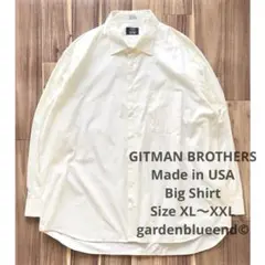 GITMAN BROTHERS Made in USA ビッグサイズ シャツ