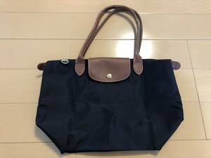 ●○ LONGCHAMP ロンシャン ル・プリアージュ トートバッグ ショルダーバッグ S ブラック ○●