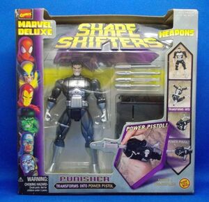 未開封 TOYBIZ MARVEL DELUXE SHAPE SHIFTERS WEAPONS PUNISHER TRANSFORMS INTO POWER PISTOL トイビズ パニッシャー パワーピストル