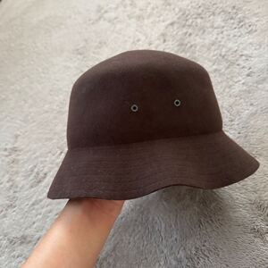 【送料無料】VICTIM x CA4LA FELT BUCKET HAT ブラウン