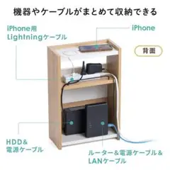 ルーター 木製 ケーブルボックス 収納ボックス ケーブル