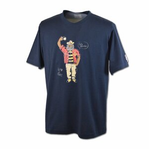 30%OFF【シナコバ】メンズ 半袖Tシャツ 紺 LL 24120580-290 SINACOVA カジュアル 高級素材 上質 日本製 おしゃれ ＠