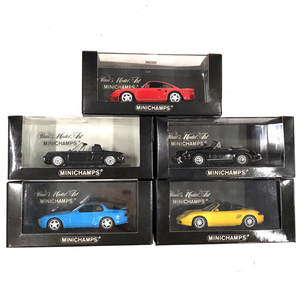 ミニチャンプス 1/43 ポルシェ 959 914 356C カブリオレ ボックススター S 968 CS ミニカー 5点セット QR061-119