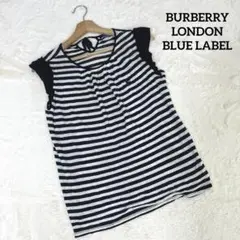 BURBERRY BLUE LABEL バーバリー ノースリーブ 麻100%