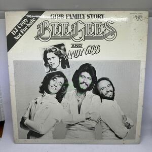 希少プロモオンリーLP!! BEE GEES ビージーズ ANDY GIBB ギブ・ファミリー・ストーリー 特別サンプル盤 MI4101 レコード 洋楽 PROMO SAMPLE