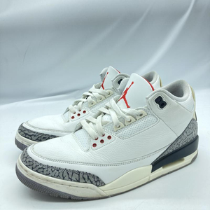 【中古】NIKE AIR JORDAN 3 RETRO WHITE CEMENT REIMAGINED 29cm DN3707-100ナイキ[240019452478]