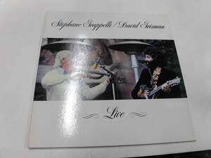 輸入盤LP STEPHANE GRAPPELLI/DAVID CRISMAN LIVE y