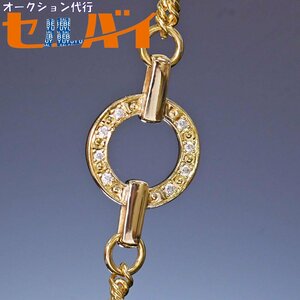 本物 極上品 SJX 絶盤 DIAMOND CIRCLE ANKLET ダイヤモンド K18ゴールド アンクレット 26cm ハイジュエリー エスジェイエックス