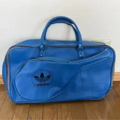 70s 80s adidas VINTAGE BAG テニス ラケットバッグ 青