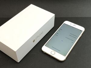 ★【ジャンク品 】アクティベーションロック iPhone 6 64gb Gold ゴールド au simロック未解除 MG4J2J/A A1586