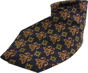 フランス製 FRED ネクタイ ブルー フレッド necktie made in france シルク silk