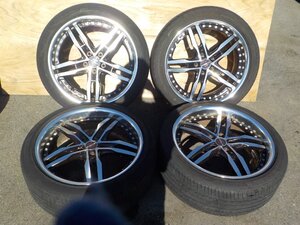 5H■シャレン　XF-55 アルミホイール 19インチ 245/40R19　 4本■