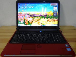 富士通 ノートパソコン LIFEBOOK AH56/C/Core i5-2520M 2.5GHz/4GB/500GB/BD/中古特価良品 