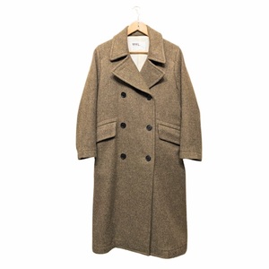 MHL. MARGARET HOWELL FOX BROTHERS フォックスブラザーズ マーガレットハウエル 17AW チェスターコート 595-7210500 サイズ 1 ブラウン系