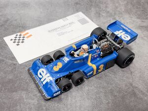 超美品★ エグゾト 1/18 ティレル フォード スウェーデンGP 1976 Exoto Tyrrell Ford P34 6 Wheeler #3 Elf 6輪車　タイレルフォード　京商