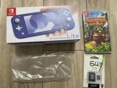 ■新品■Switch LITE■ブルー■ドンキーコングリターンズ■フルセット■