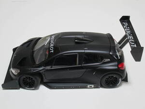 【希少】AUTOart オートアート 1/18 Peugeot プジョー 208 Pikes peak パイクスピーク ブラック【本体のみ】