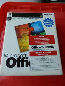 【ソフト未開封】マイクロソフト オフィス97 スタンダード Microsoft Office 97 Standard　*1124