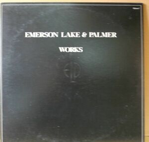 UK盤２LP：EMERSON．LAKE&PALMER「WORKS」エマーソン・レイク＆パーマー、四部作