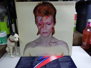 mK6｜【LP / UK盤 艶なしORANGEラベル/MAT:3T/3T/W:INNER】DAVID BOWIE - ALADDIN SANE