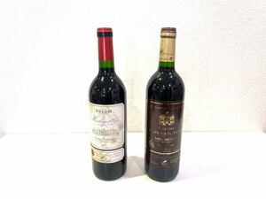 【新品未開栓】 ワイン 2本セット DELOR 2010 CHATEAU 2002 100サイズ（265）