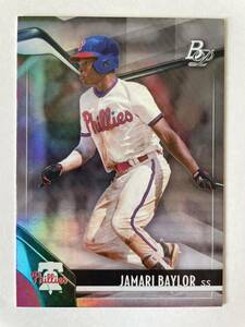 Topps MLB 2021 Bowman platinum #TOP-63 JAMARI BAYLOR ジャマリ・ベイラー Philadelphia Phillies フィラデルフィア・フィリーズ