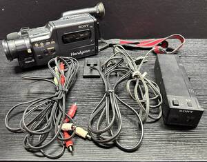 SONY CCD-F340 Handycam Video8 / x6 1:1.4 f=9-54mm / AV-V55 / DX-80 ソニー ビデオカメラ #2606