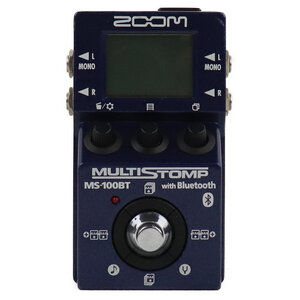 【中古】 マルチエフェクター ZOOM MultiStomp MS-100BT ズーム ギターエフェクター