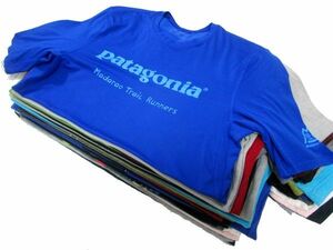 1円～売切★アウトドアブランド Tシャツ 大量 25枚セット★古着卸 S/M/L Marmot/Columbia/AIGLE/patagoniaなど トップス まとめ売り Z-8