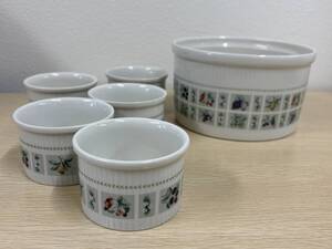 【希少】Royal Doulton/ロイヤルドルトン/TAPESTRY６客/Tc-1024 ギャランティシール付/皿/洋食器/3575管理