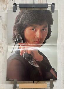 当時物 アイドル コレクション ＊西城秀樹 HIDEKI SAIJO ヒデキ ＊炎 1978年 ＊厚紙ポスター 新御三家 ＊RCA ＊370mm×510mm B3 size