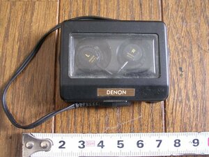 ■AH-P1 DENON ステレオイヤホン ケース付き 1982(昭和57)年の古物 動作品JUNK扱い