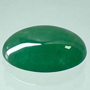 ソ付き!!1円〜!!◆天然ヒスイ6.958ct◆d 約14.0×11.1×5.0mm ルース 裸石 宝石 jadeite jate w3/505