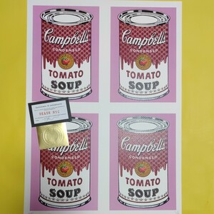 DEATH NYC 世界限定100枚 アートポスター　Andy Warhol アンディウォーホル GUCCI グッチ TOMATO 現代アート ストリートアート POPART