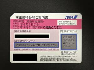 【コード通知】ＡＮＡ 株主優待券 1枚 (コード送付のみ)　全日本空輸