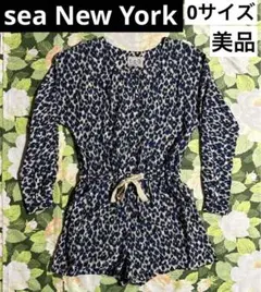 美品【値下げOK】sea New York オールインワン　0サイズ ブルー