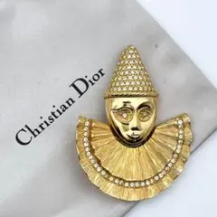 2023 人気✨Dior　ブローチ　ピエロ　CD　ロゴ　希少　刻印