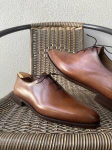 定価35,3万 Berluti Alessandro Patine Leather Shoes ベルルッティ アレッサンドロ レザー シューズ 革靴 10 マダムオルガ期 初期型 新品