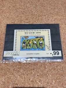 サッカー　メキシコ1970　カード　ポストカード