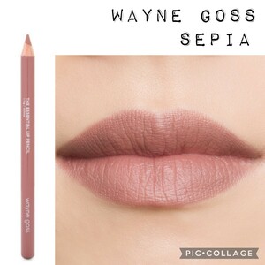 ■Sepia■リップペンシル■Wayne Goss■ウェインゴス　海外コスメ　プレゼント　誕生日　リップライナー