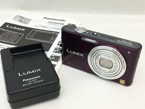 Panasonic LUMIX DMC-FX66 コンパクト デジタルカメラ 充電器付き ジャンク 中古【UC060041】