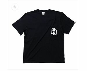 BD モノグラムTee ビーチドデイズ 公式 BEACHED DAYS Smile Tee Tシャツ 半袖 ロゴ ワンポイントブラック　L