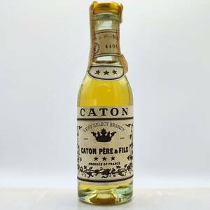 特級 CATON Three Stars ★★★ VERY SELECT BRANDY　40度　30ml