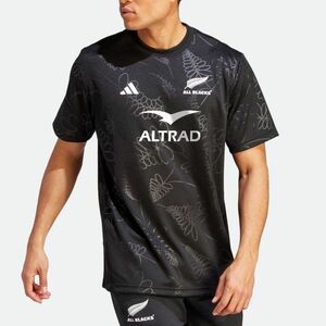 ●送料390円可能商品 アディダス ADIDAS 新品 メンズ 吸汗速乾 オールブラックス ラグビー 半袖 Tシャツ 黒 [HZ9778-XL] 三 参★QWER