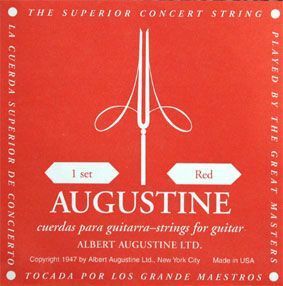 オーガスチン レッド 赤ラベル セット　クラシックギター弦 AUGUSTINE RED ポイント消化 送料無料 買いだおれ