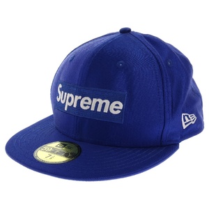 SUPREME シュプリーム 16SS NEW ERA Dazzle Box Logo ニューエラ ボックスロゴ ベースボールキャップ ブルー