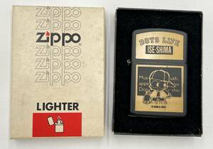 g2565HT ZIPPO ジッポ ISE・SHIMA 伊勢志摩 BOYS LIFE　喫煙具 ライター お土産 着火未確認