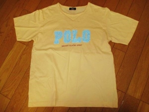 POLO♪半袖 Tシャツ クリームベージュ/M★USED